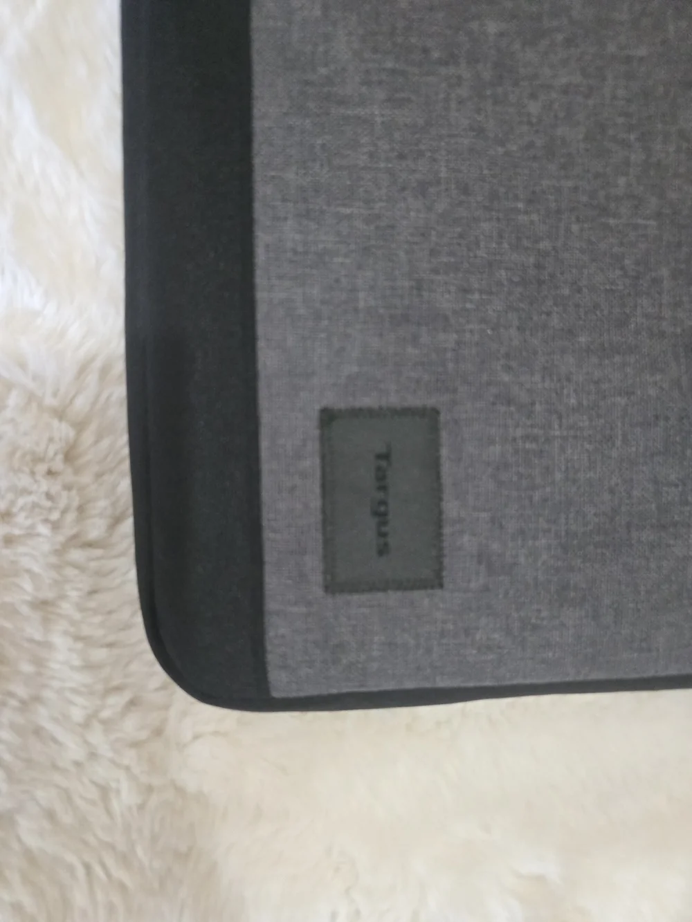 Targus Strata Gray and Black Laptop Sleeve with Front Pocket